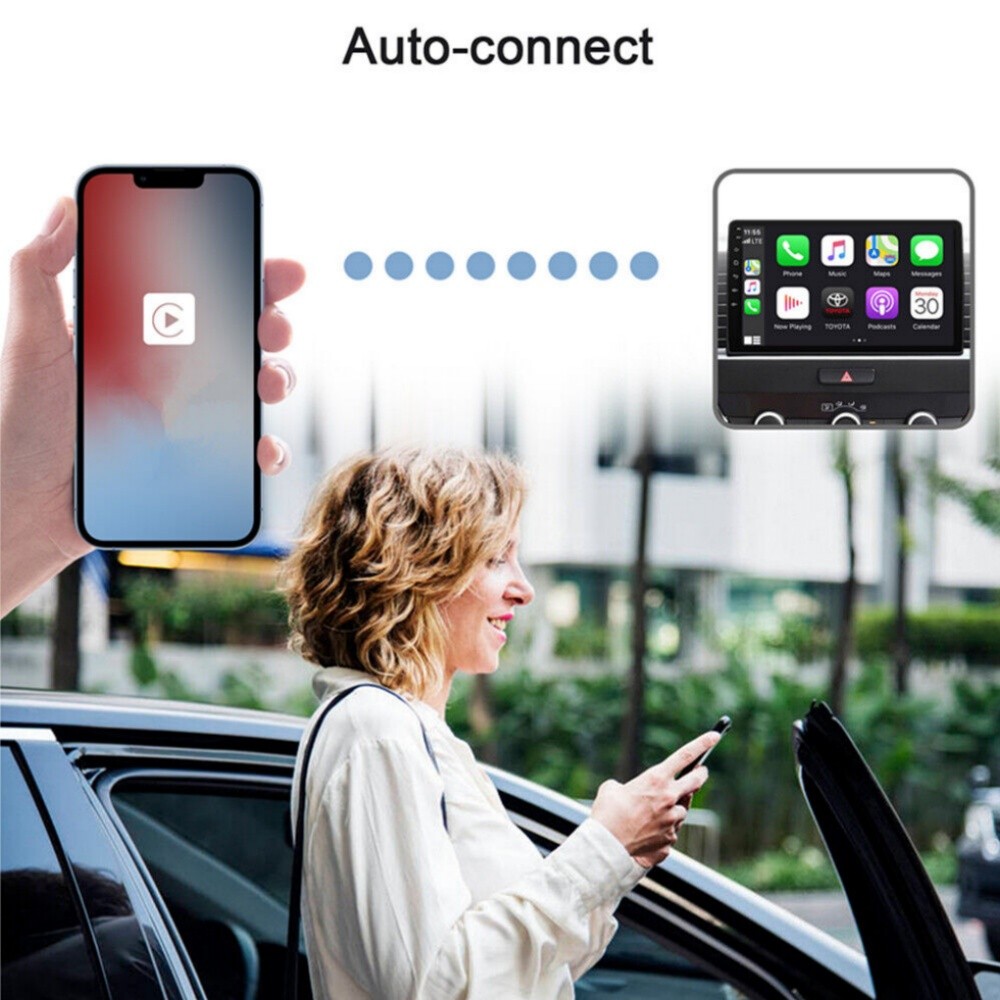 Auto Wireless CarPlay Adapter For Apple Android Wireless Dongle Plug＆Play USB US