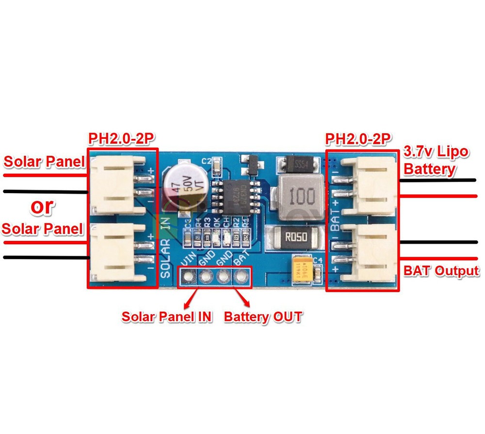 CN3791 6V MPPT Solar Panel Regulator Controller Lithium Battery Cell Charging