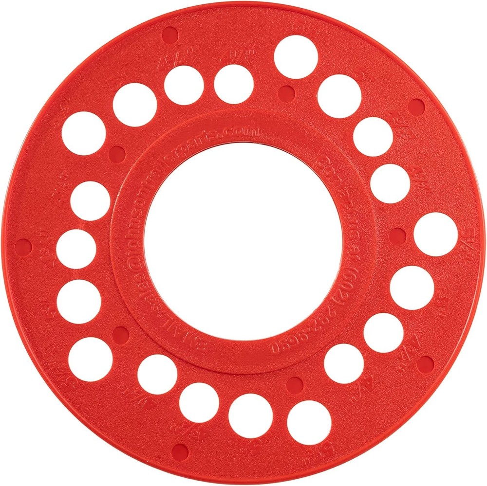 5 Lug Bolt Pattern Template | Trailer Axle Circle