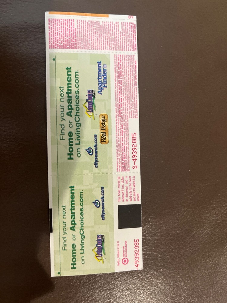 Toby Keith unleashed 2002 concert ticket