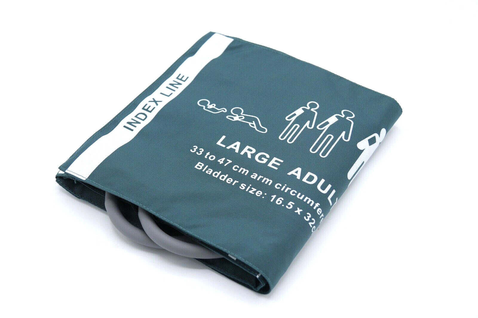 NIBP Cuff Reusable Large Adult Single Hose 33-47cm - Same Day Shipping