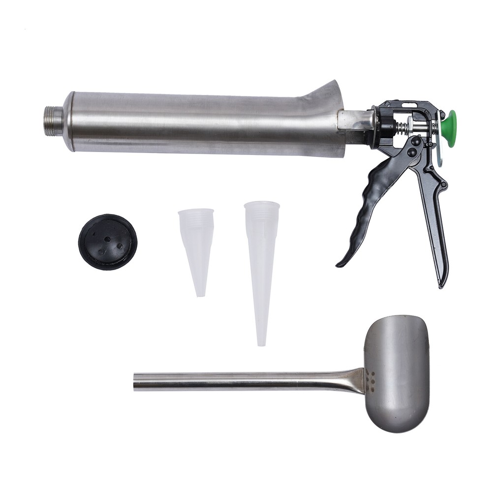 Mortar Pointing Grouting Gun Sprayer Applicator Tool for Cement lime w/2 Nozzle