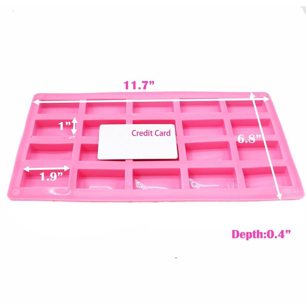 X-Haibei Rectangular Mini each cell size appro.: 2x1.1x0.45 inch, random