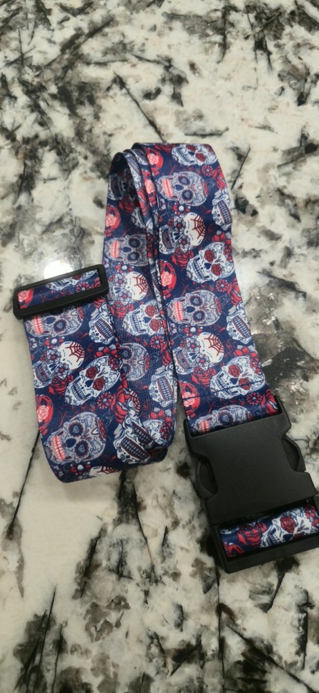 Luggage Strap, Skulls