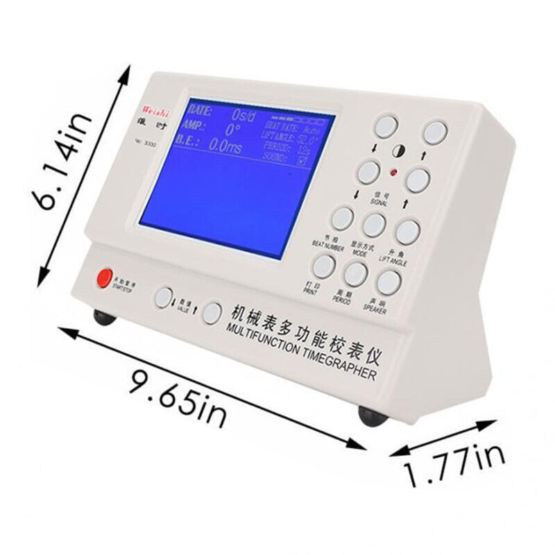 Mechanical Watch Timing Tester Timegrapher Multifunction Machine Tool MTG-3000