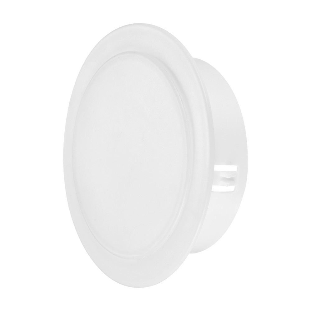 Hole Plug Round Tube Insert End Cap White 100mm OD