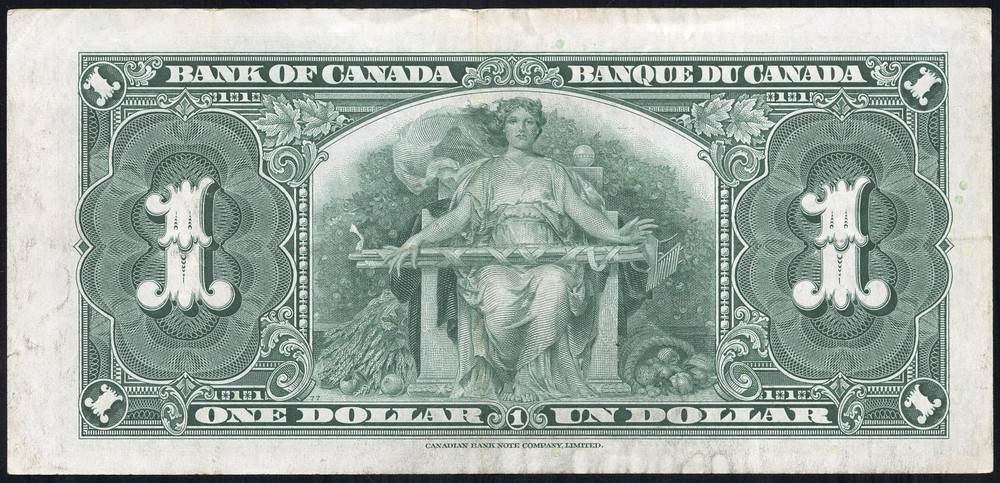 Canada Paper Money 1937 $1