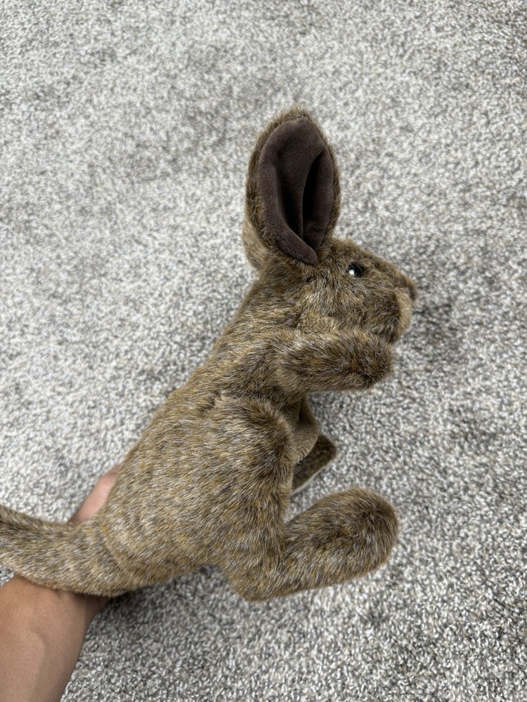 Folkmanis Small Kangaroo Hand Puppet Brown