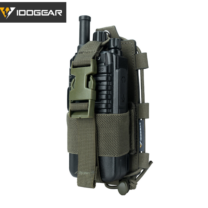 IDOGEAR Tactical Radio Pouch MOLLE Walkie Talkie BAOFENG POFUNG UV5R UV82 Pouch