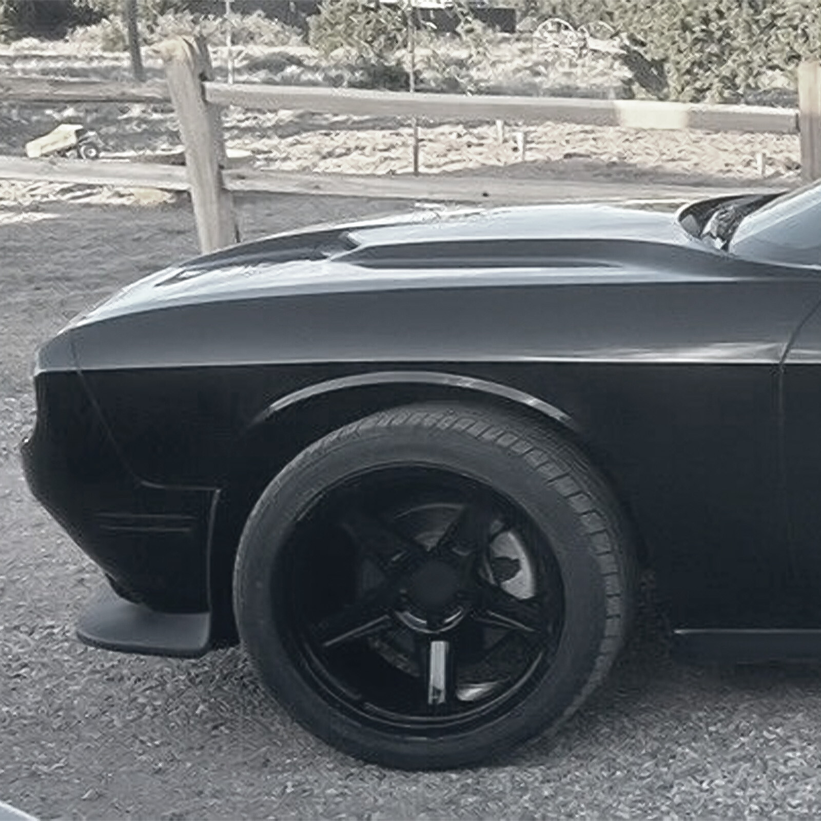 For Dodge Challenger SXT & R / T 2015-2023 Front Bumper Lip Valance Splitter