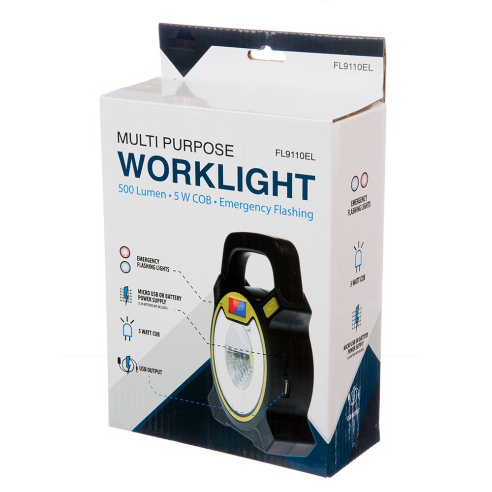 Multipurpose Emergency Work Light - 500 Lumen 5w COB 12SMD