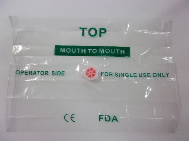 5 Pack CPR Keychain Face Mask Refills Pocket