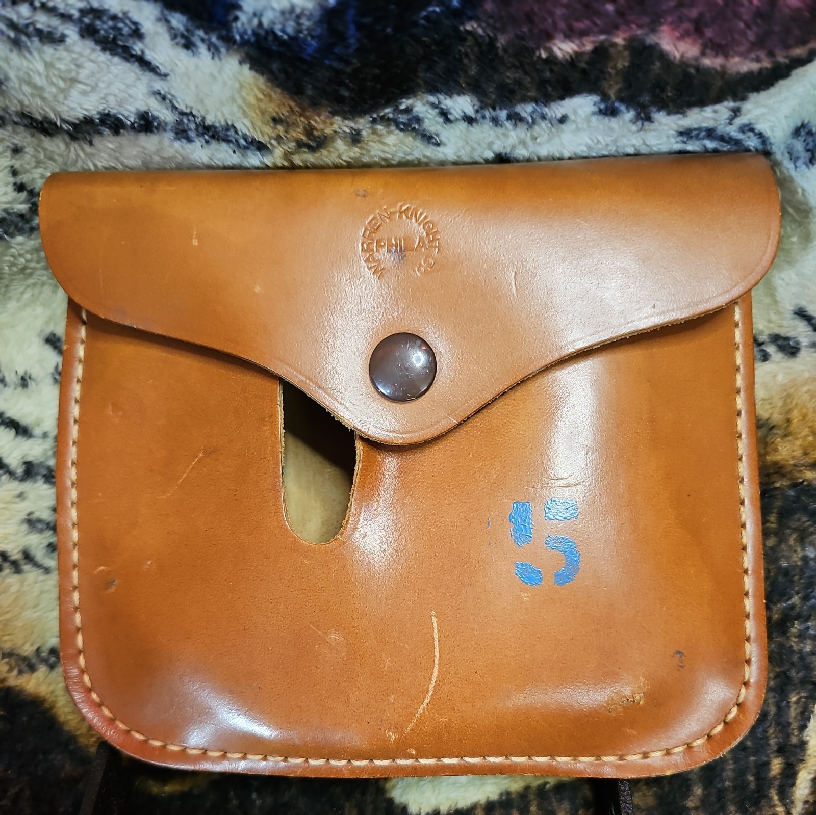 Vintage Antique Surveyors Compass Warren Knight Co Philadelphia PA W/pouch