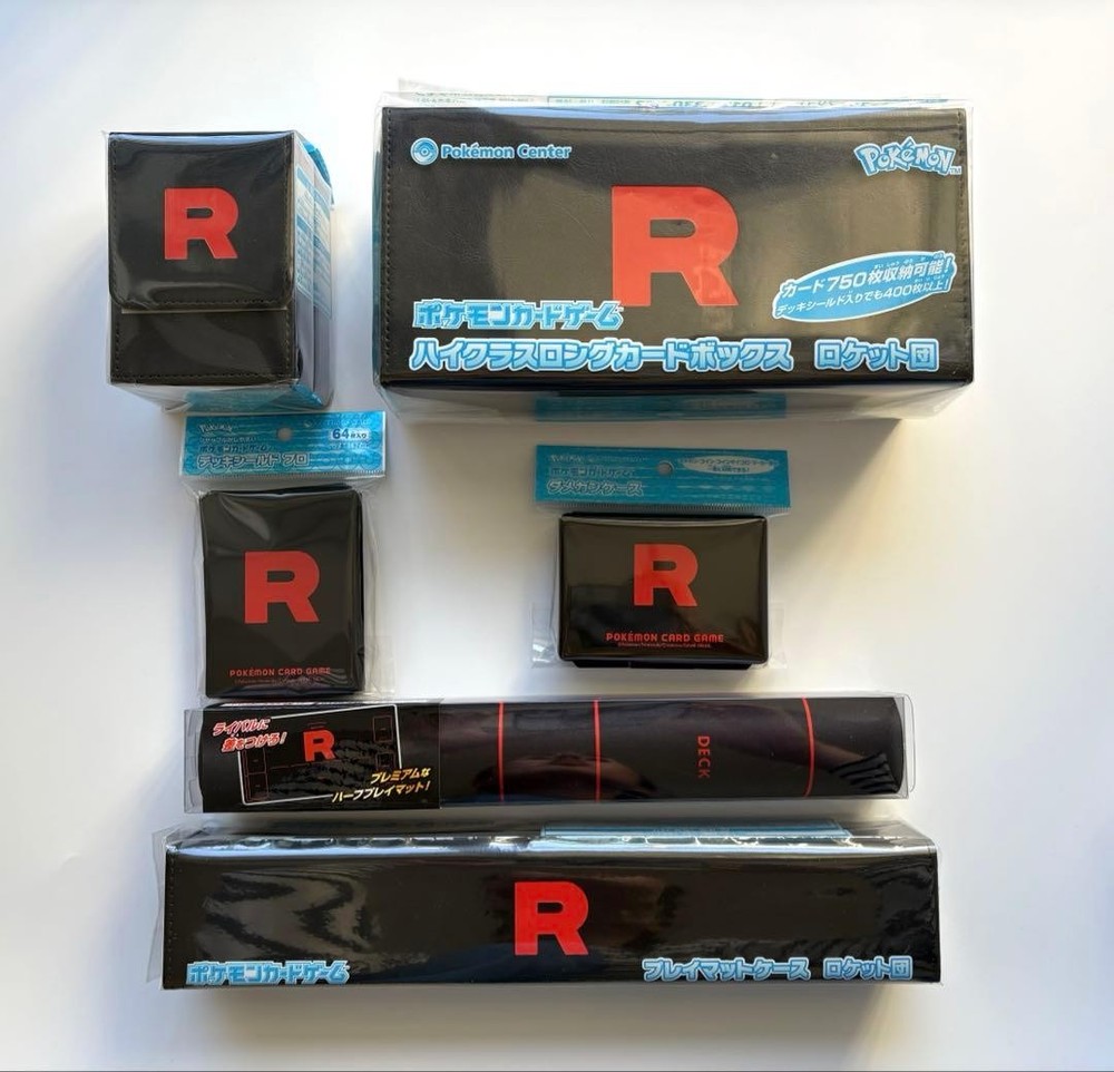 Pokemon Card Team Rocket playmat case Damage Counter Peripheral Goods 6 set