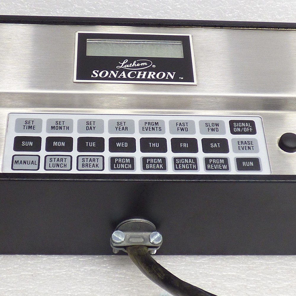 Lathem Sonachron powers on clean condition untested