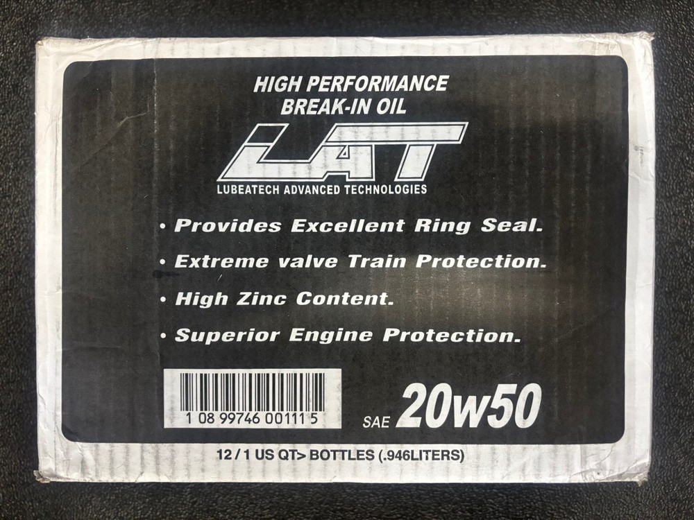 LAT High Performance Break-In Oil 20w50