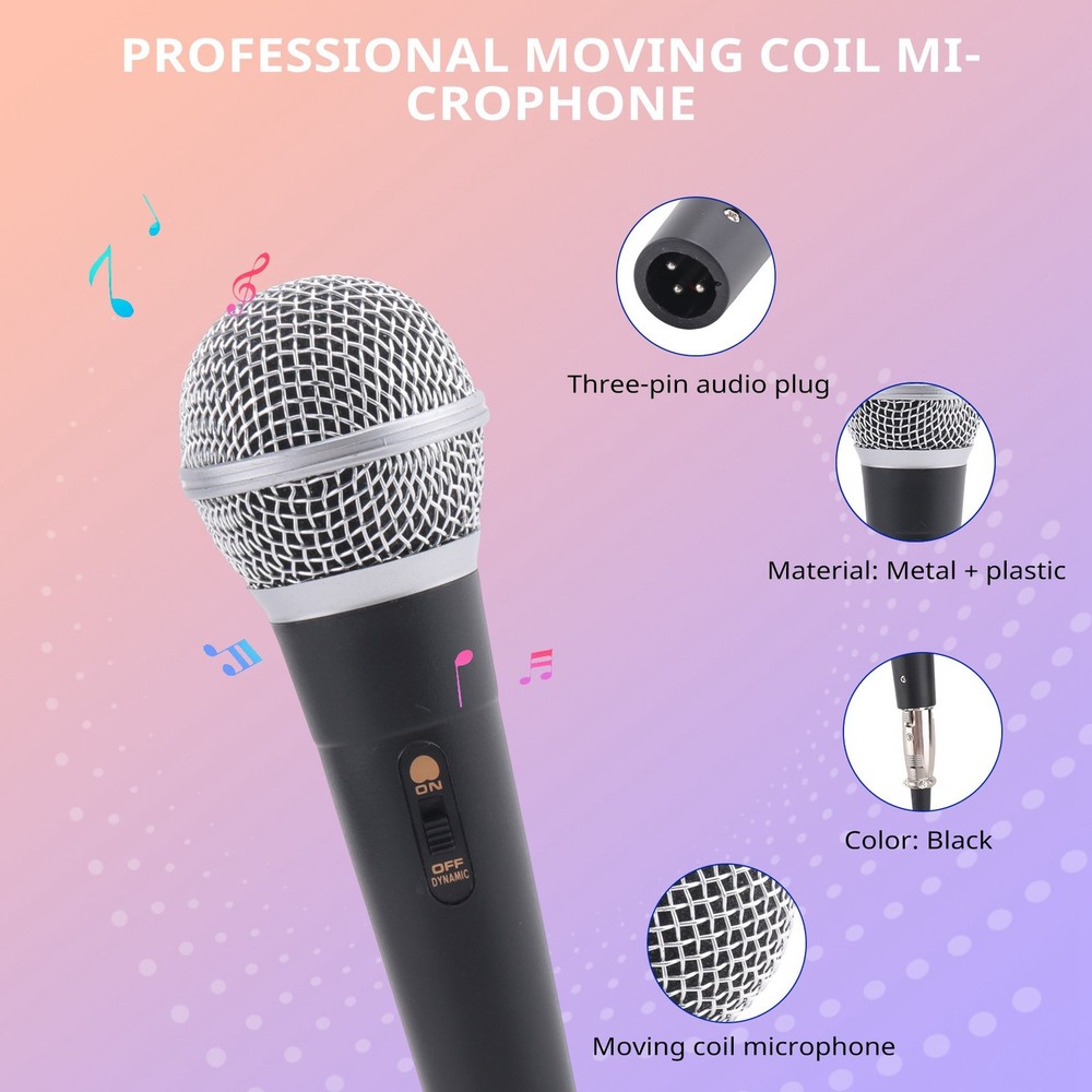 Handheld Professional Wired Dynamic Microphone Clear2695