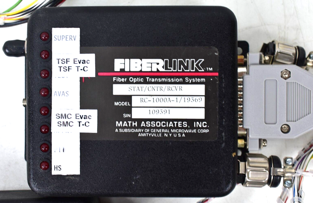 FIBERLINK Fiber Optic Transmission System MATH ASSOCIATES