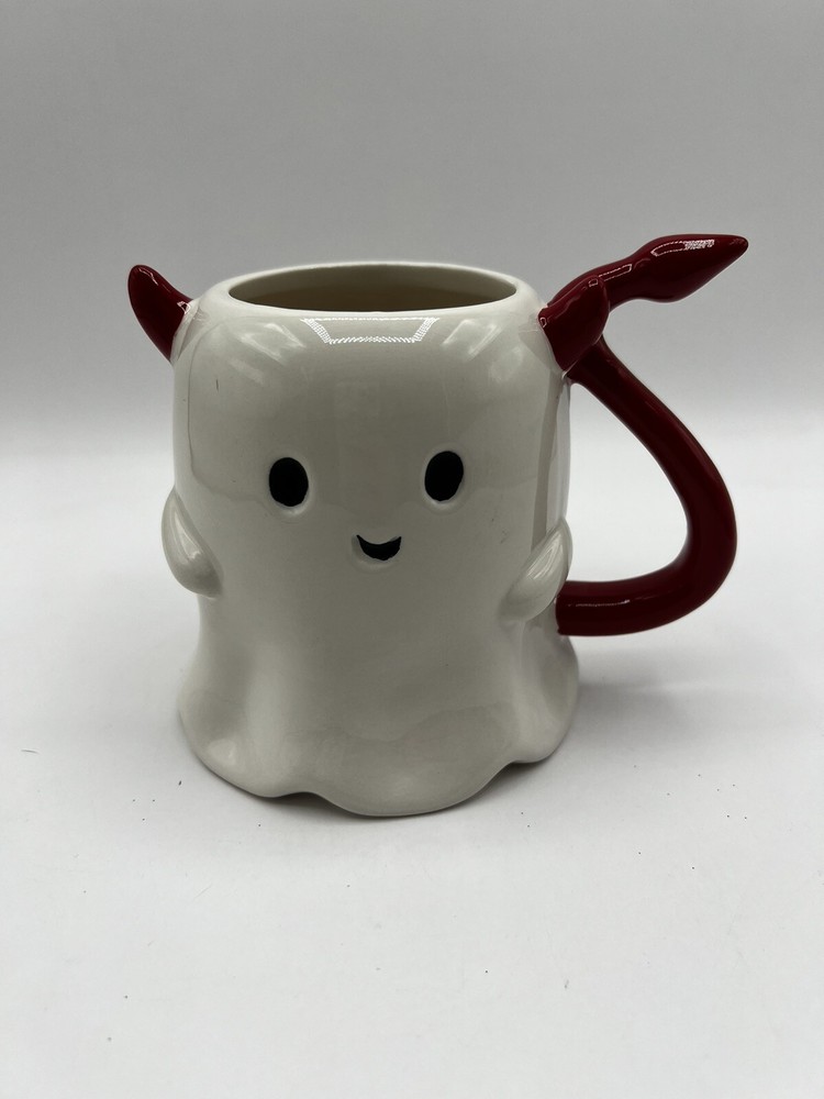 Jack O’Lantern Ghost Devil Mug Halloween Coffee Cup Ceramic New