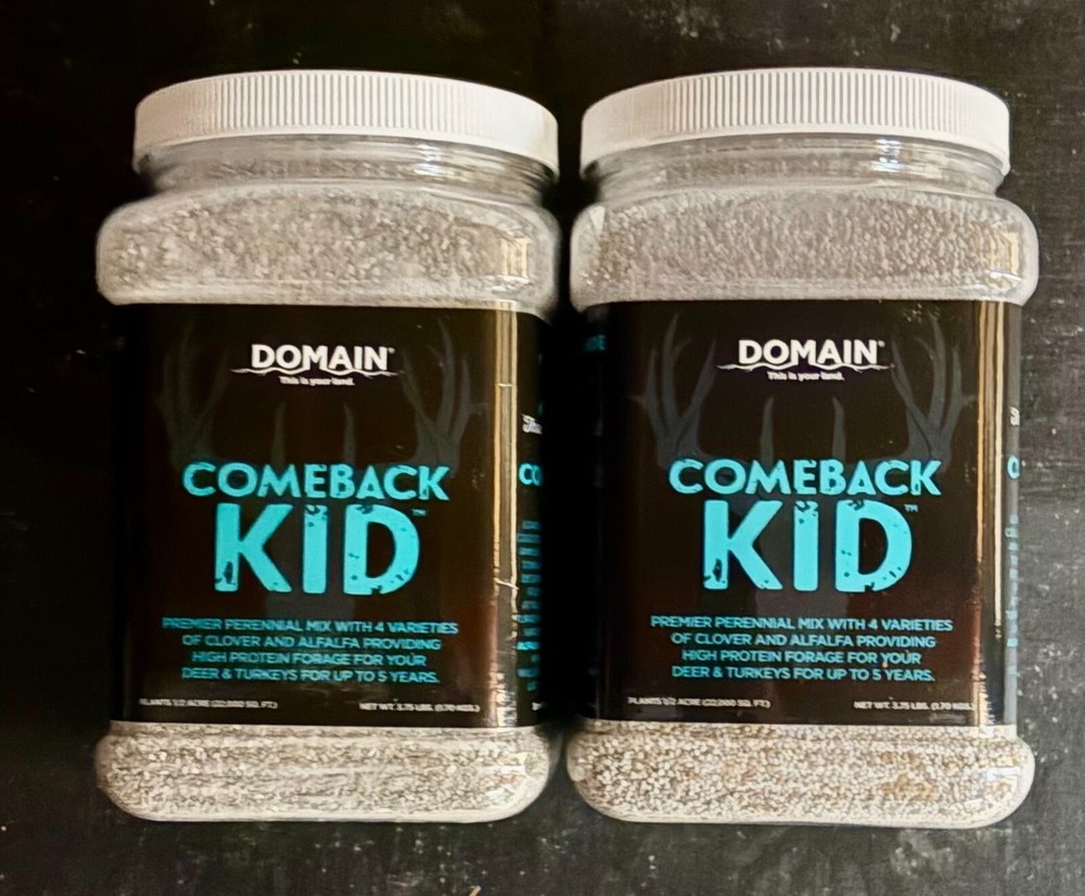 Domain Outdoor Two Jugs Comeback Kid Foot Plot Seed Combo New