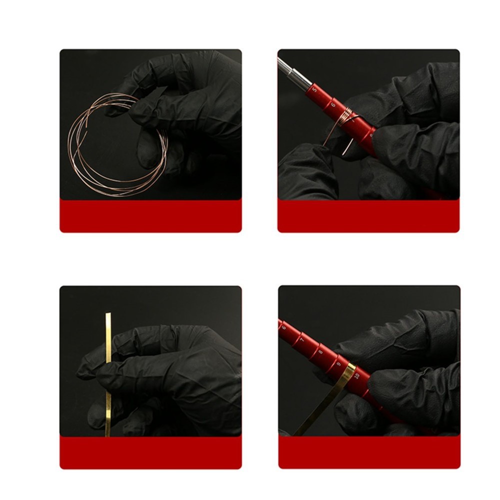 1-12mm Step Roller Multi-Section Spring Wire Reel Tool w/ Scale for Gundam Model