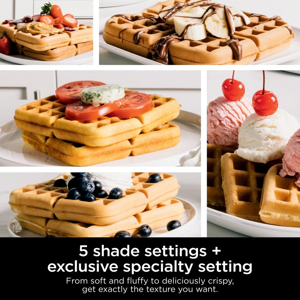 Ninja BW1001 NeverStick PRO Belgian Waffle Maker