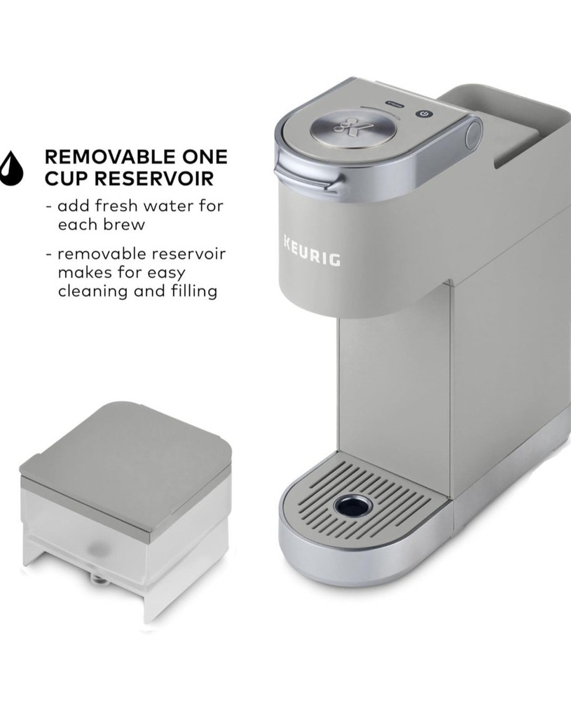 Keurig K-Mini Plus Single Serve K-Cup Pod Coffee Maker - Gray