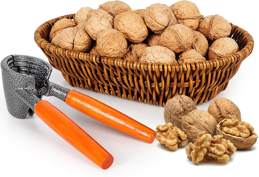 Nutcracker with Basket Pecan Cracker Walnut Cracker Nut Cracker Tool with Basket