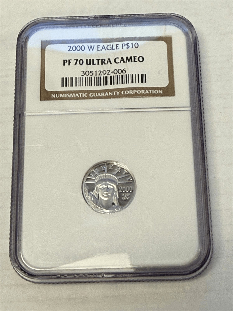 2000 $10 Proof Platinum Eagle NGC PF 70