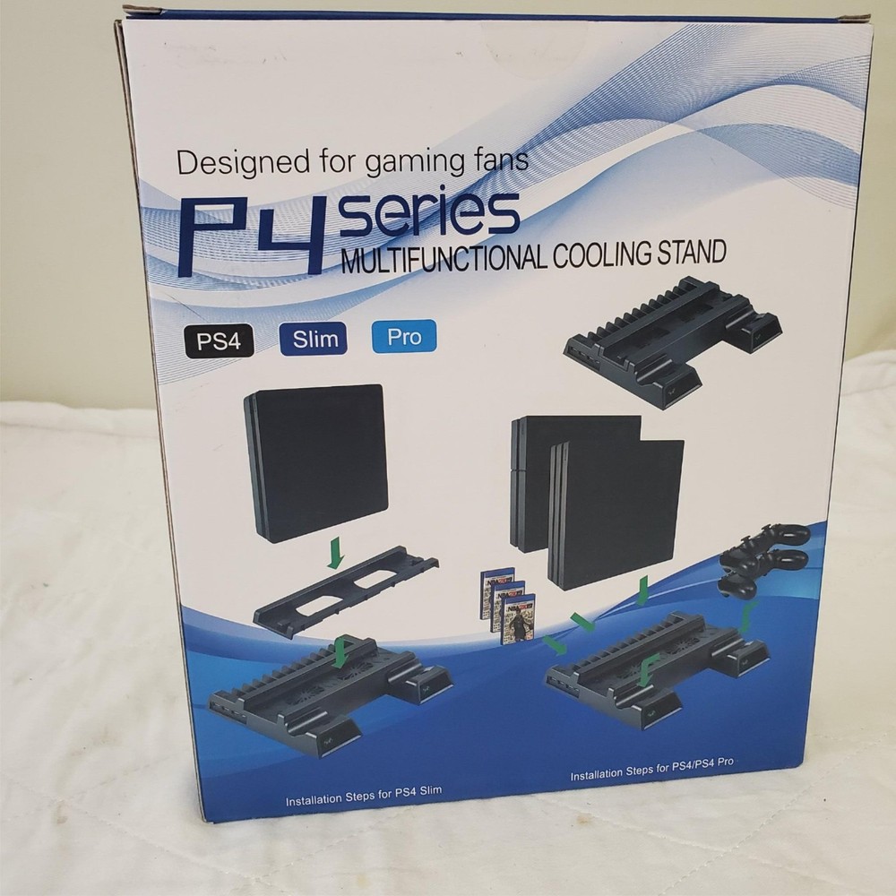P4 Series Multifunctional Cooling Stand for PS4, PS4 Slim, & PS4 Pro