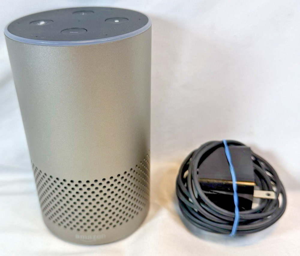 Amazon Echo (2nd Generation) Smart Assistant - Silver Finish