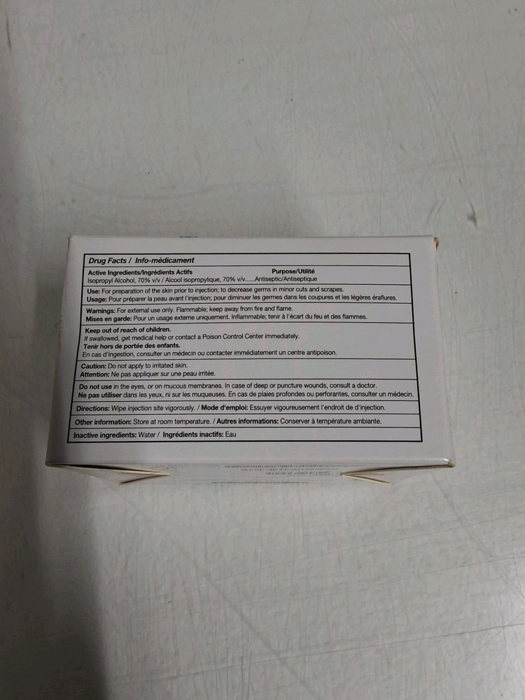 Drop Safe Alcohol Prep Pads 3 Boxes (300 Alcohol Pads)
