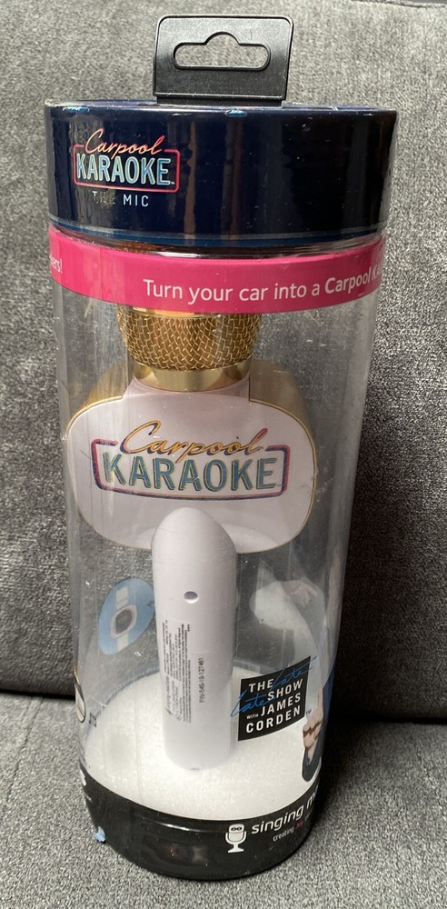 Singing Machine CPK545 Carpool Microphone - White