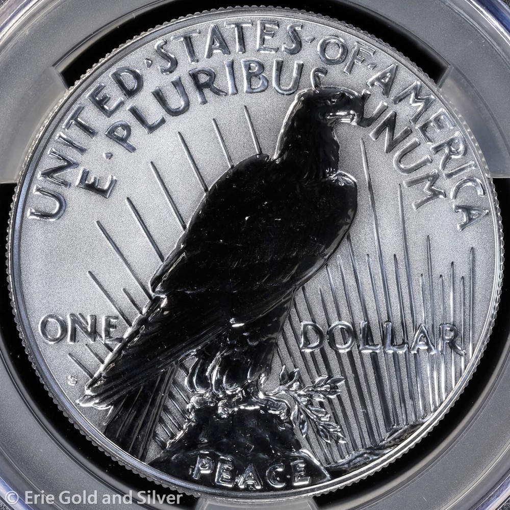 2024-S $1 Reverse Proof Peace Silver Dollar CAC PR 70 | First Delivery