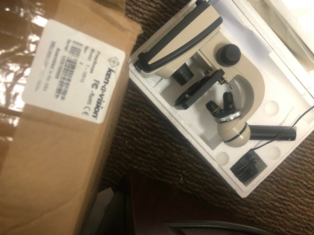 Ken-a-Vision Digital Monocular Microscope Model T-1201C USB 3 Lens Head OPEN BOX