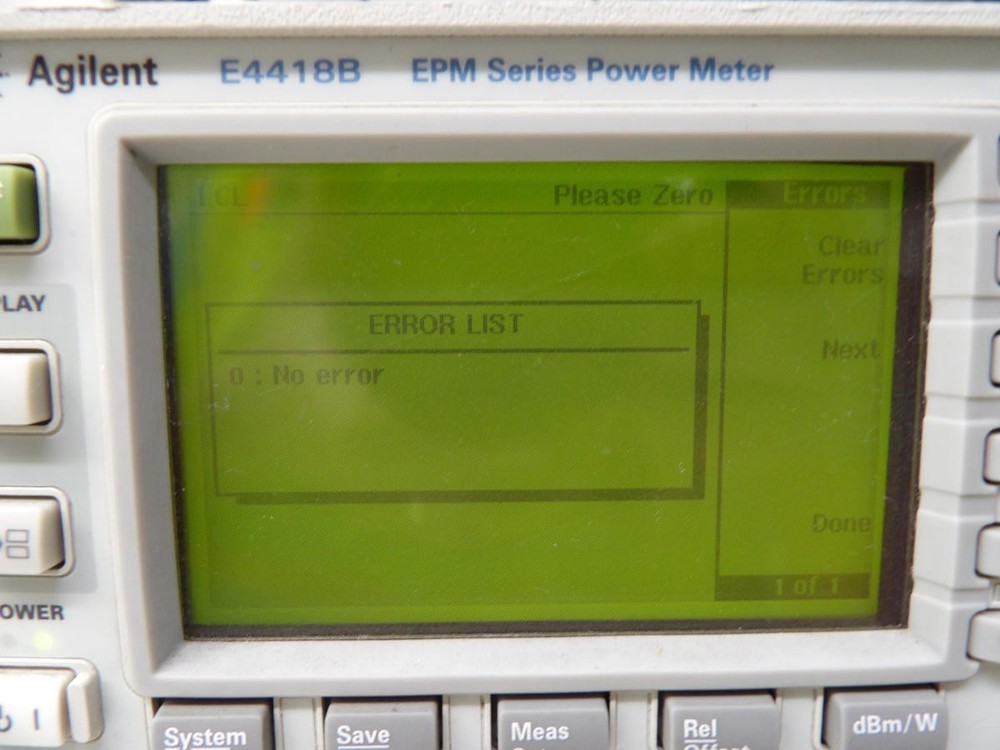 AGILENT E4418B EPM SERIES POWER METER M3600