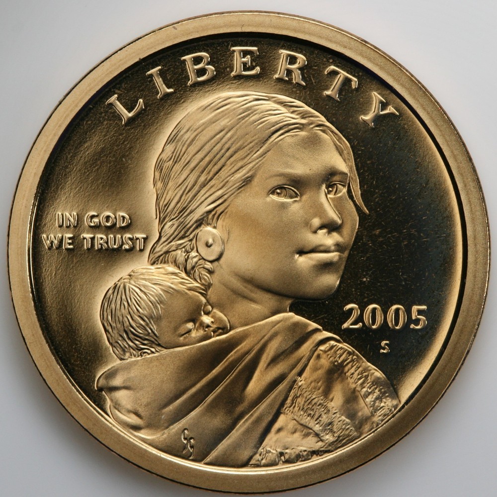 2005 S Superb Gem DCam Proof Sacagawea Dollar DL113