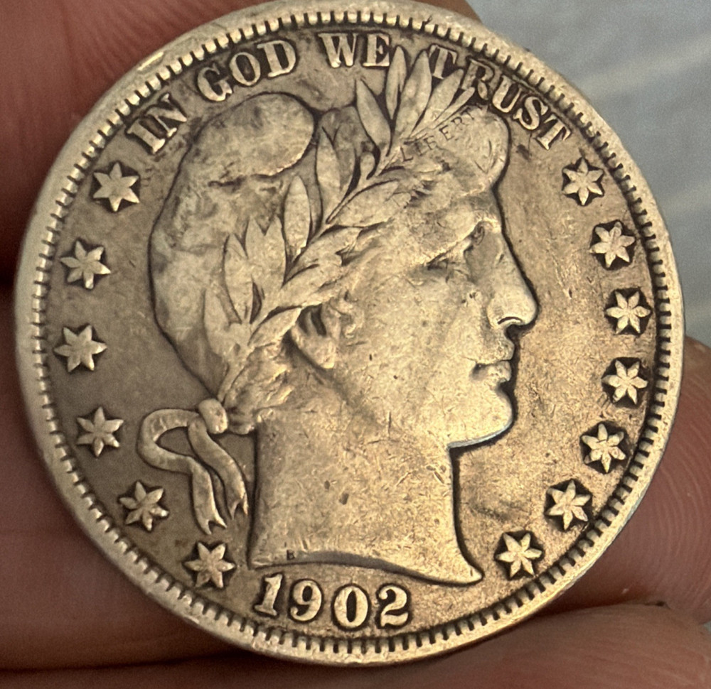 1902 BARBER HALF DOLLAR