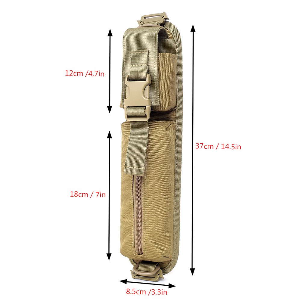 Outdoor Tactical Molle Backpack Shoulder Strap Attachment Pouch EDC Tool Bag US
