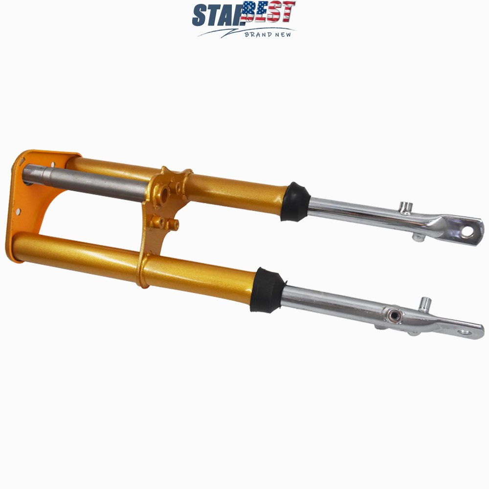 Stock Front Forks Suspension For Honda CRF XR 50 CRF50 XR50 Z50 Drum Brake Gold