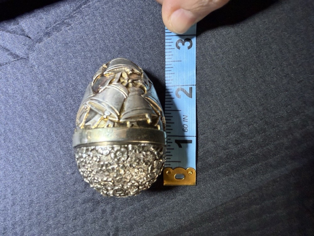Stuart Devlin Sterling Silver Gilt Surprise Egg Boxed Edition No. 75