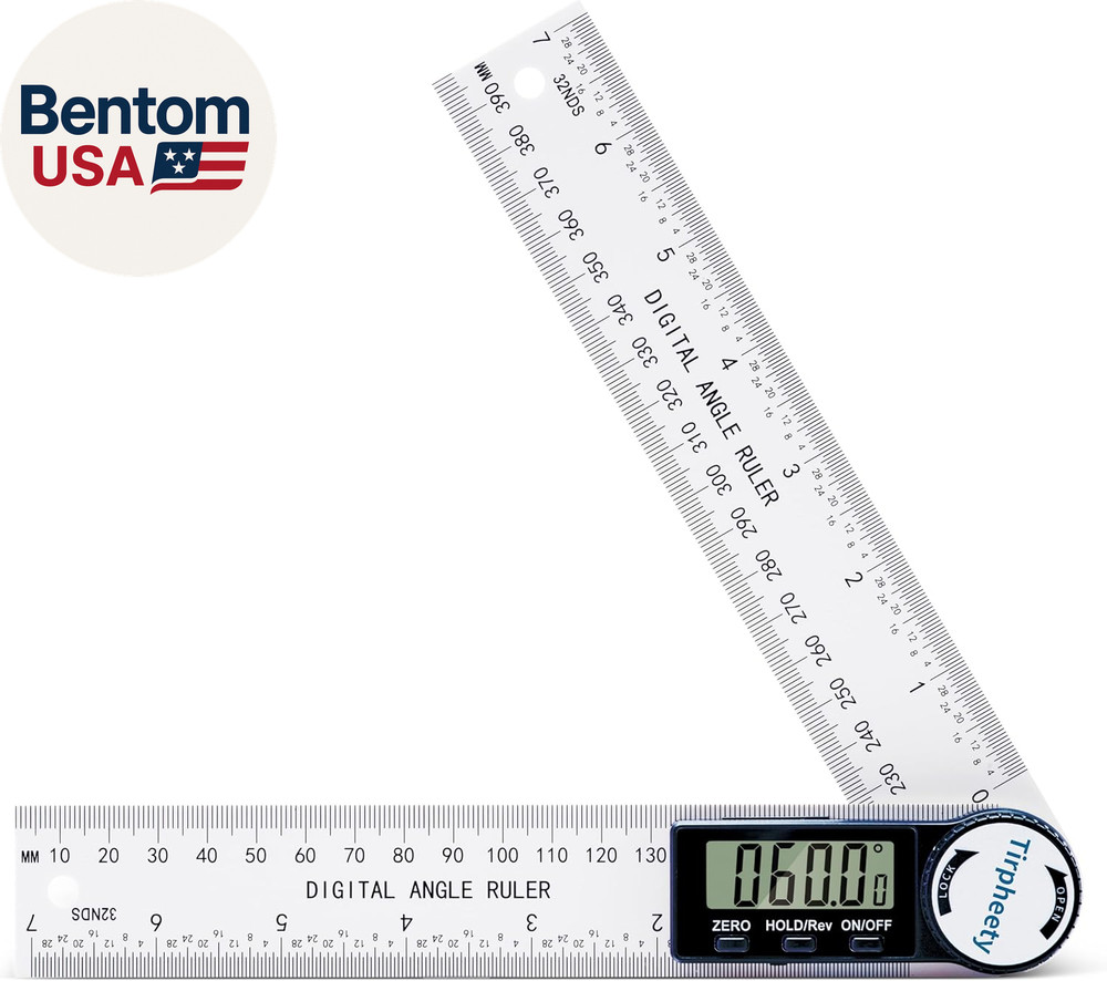 Digital Angle Finder Protractor, 3Rd Generation Quick Display Angle Gauge Ruler,