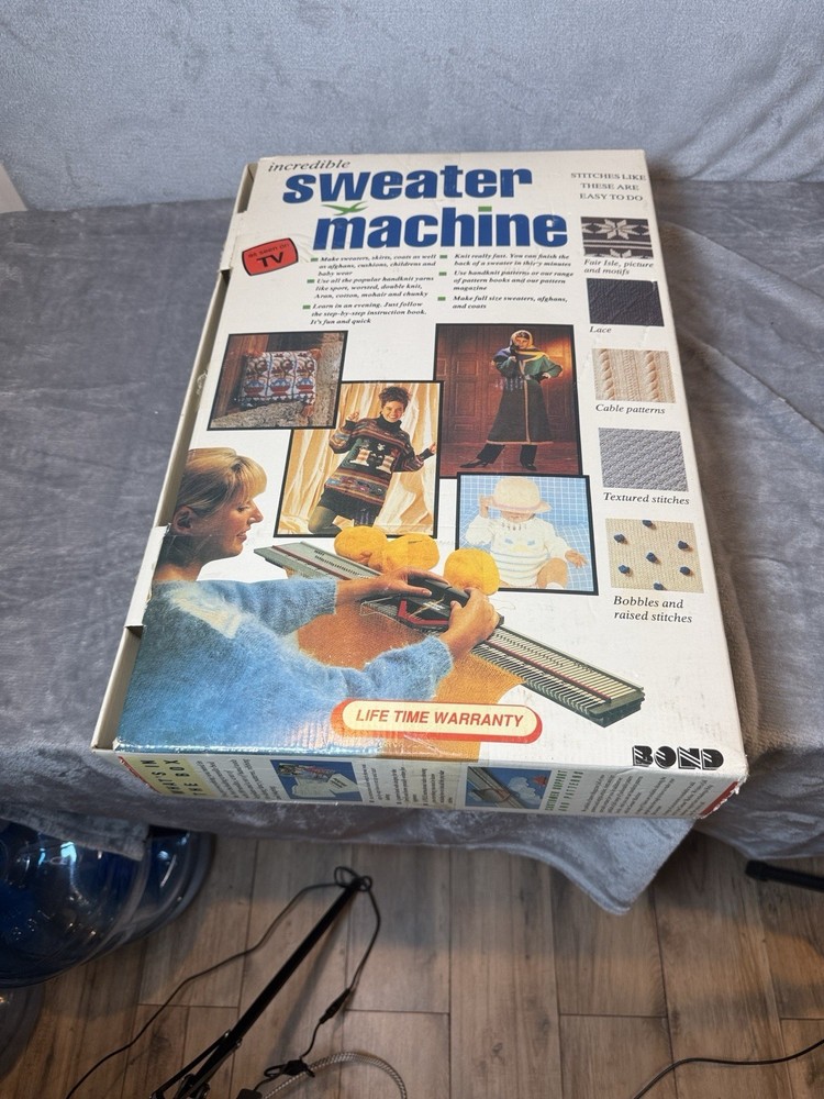 Bond Sweater Machine Single Bed Knitting Machine TV Model with Box