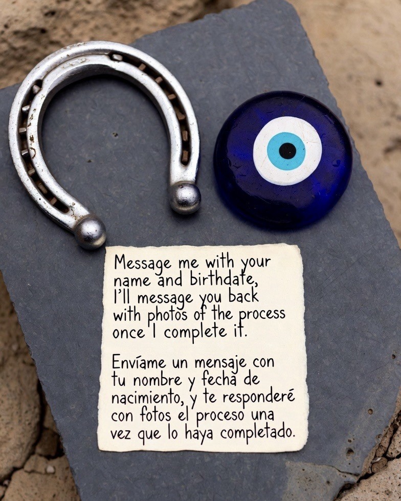 Remove Back Luck Quita Mala Suerte - Spell Hechizo - By Carmelita Tarot