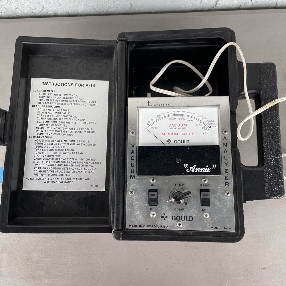 ANNIE Model A-14 Vacuum Analyzer B091