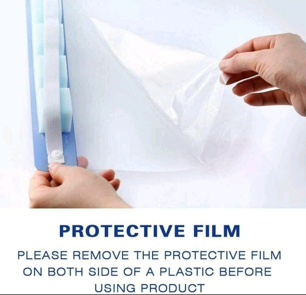 Face Shield 12Pc, Reusable FaceShield Clear Washable, Face Anti-Splash