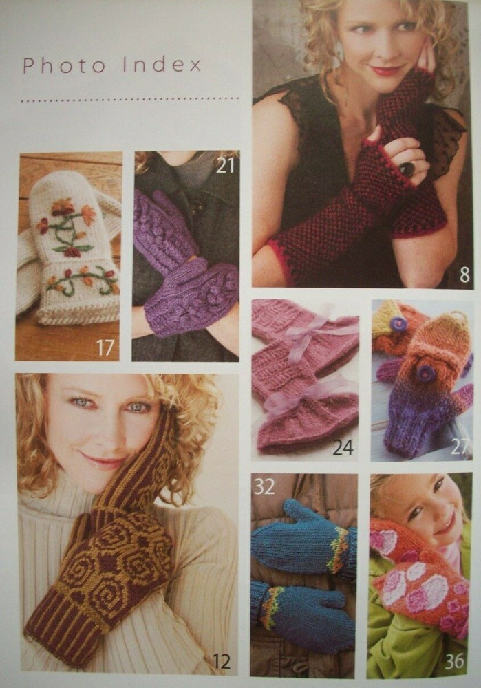 Mittens gloves Warm Hands knit knitting pattern