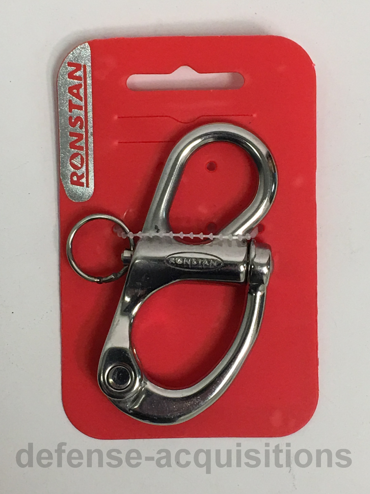Ronstan Snap Shackle - Fixed Bail - 85mm(3-11/32") Length RF6200 Stainless Steel