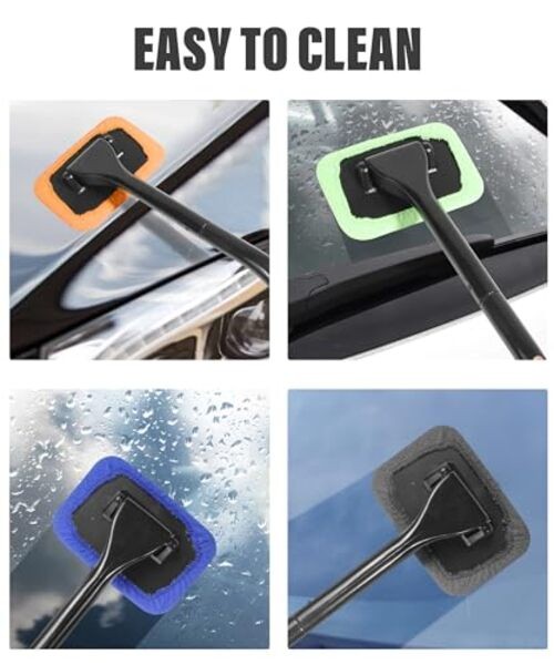 RACOONA Windshield Cleaning Tool,Car Cleaning Window Tool,Car Window Cleaner