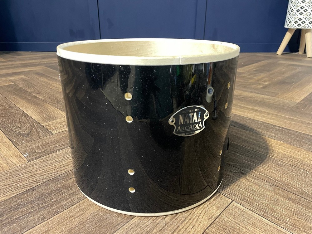 Natal Arcadia Tom Drum Shell 10”x8” Bare Wood Project / Upcycle #KY77